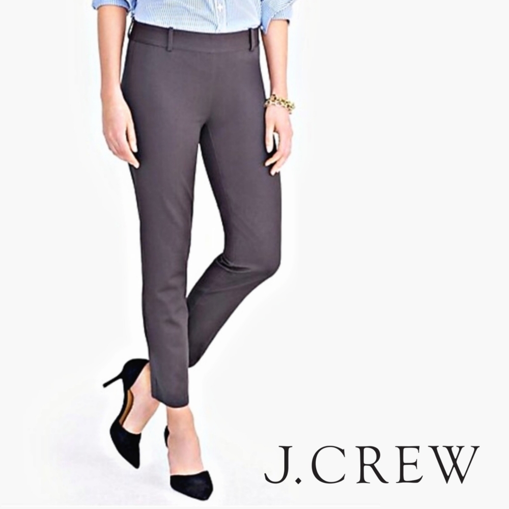 J. CREW Stretch Gray Winnie City Fit Pants